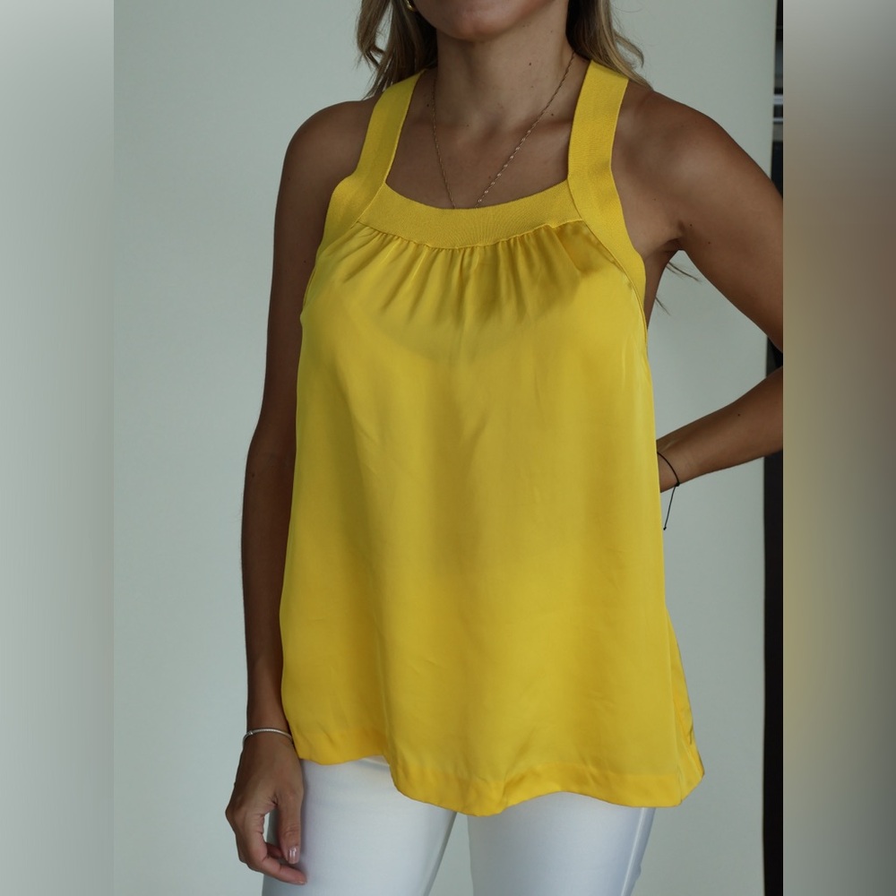 Theory koni penant cadet racerback sleeveless top